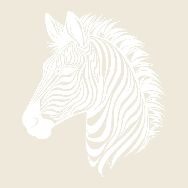 Zebra Elegant with Safari Stripe Pattern