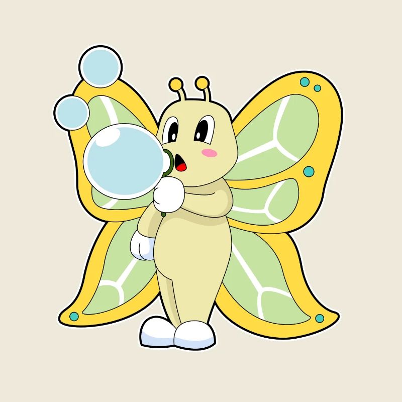 Butterfly Soap Bubbles