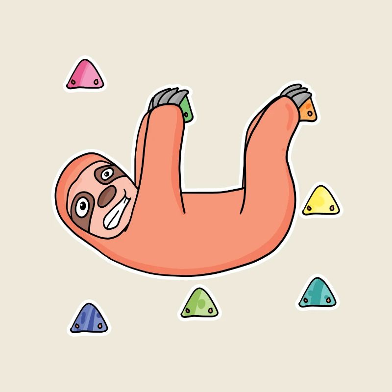 Sloth, Rock Climbing, Rock Climbing