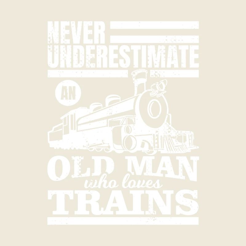 Never underestimate an old train lover
