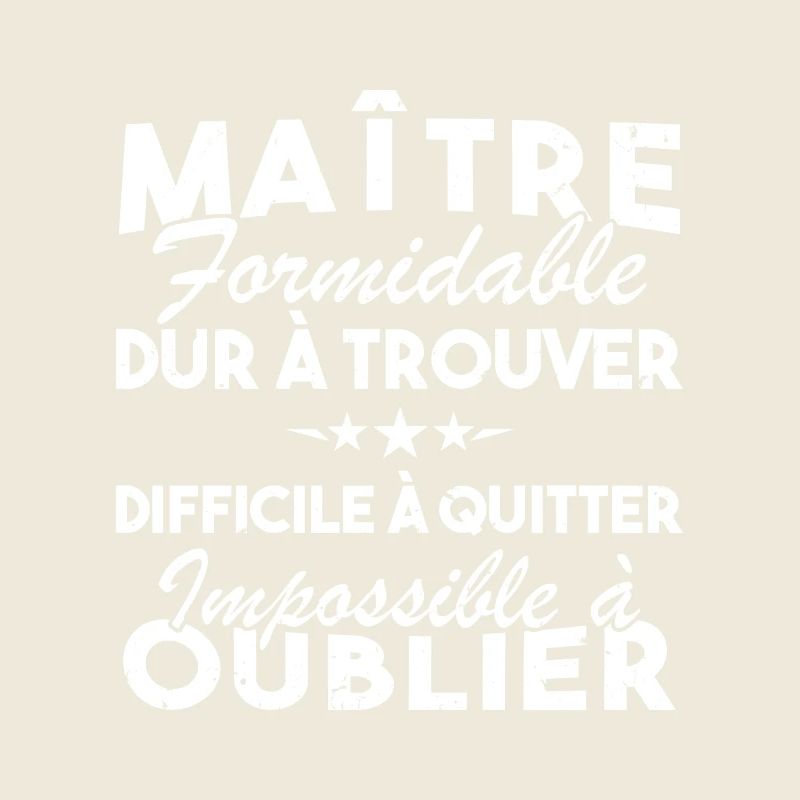 Maître formidable, Cadeau Maître école