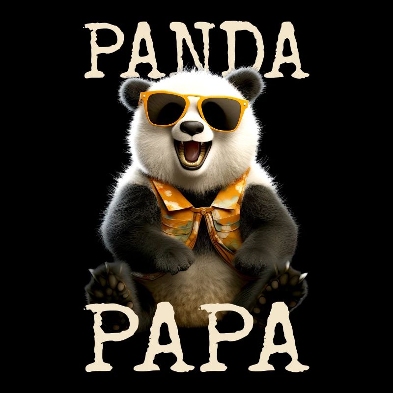 Panda Daddy Pandas Father's Day Panda Bear Bear Dad