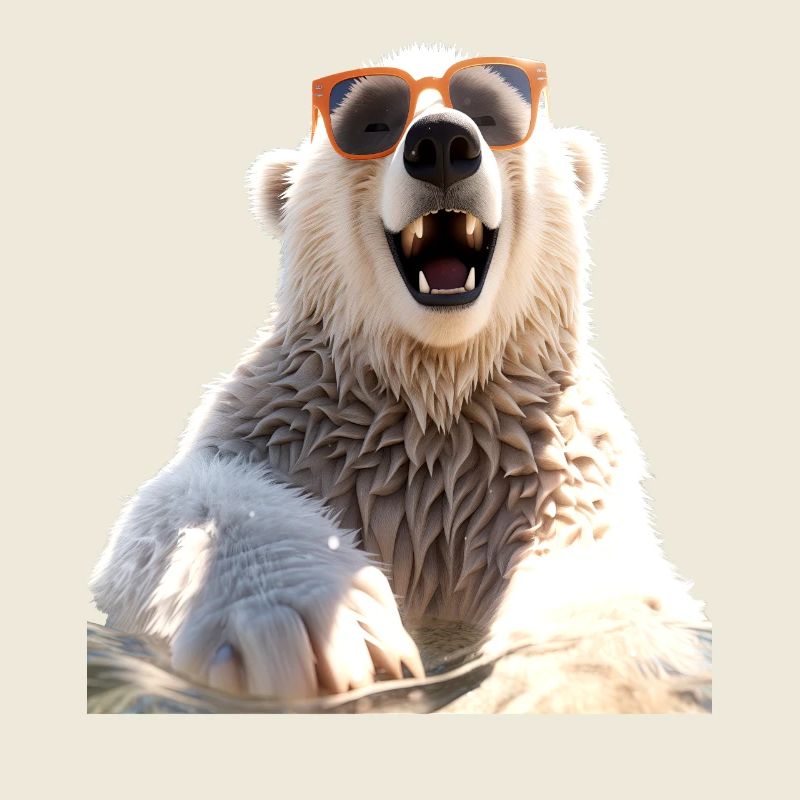 Eisbär mit Sonnenbrille Bären Liebe Süße Eisbären