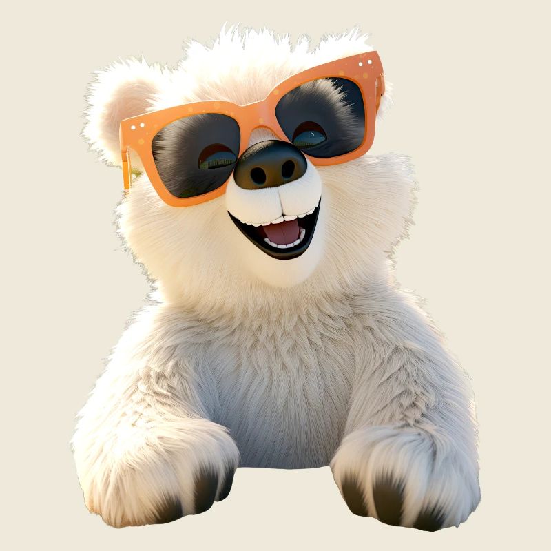 Eisbär mit Sonnenbrille Bären Liebe Süße Eisbären