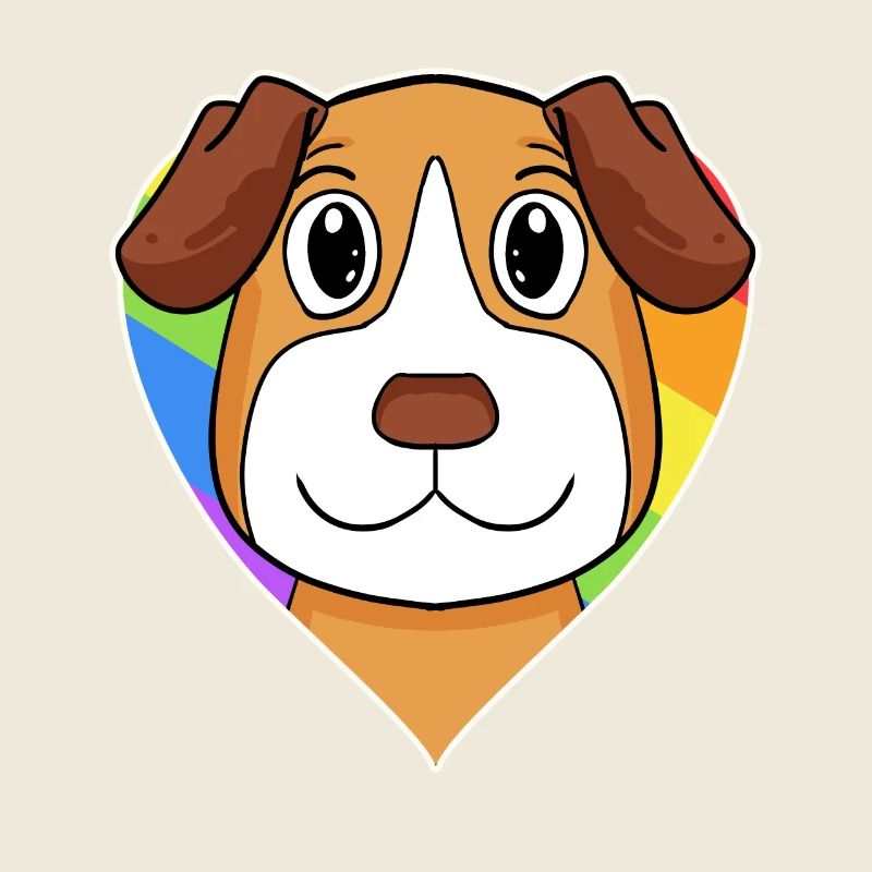 Jack Russell Terrier Regenbogen