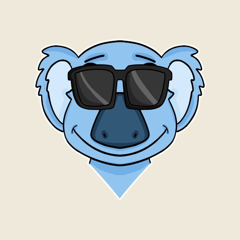 Koala avec des lunettes