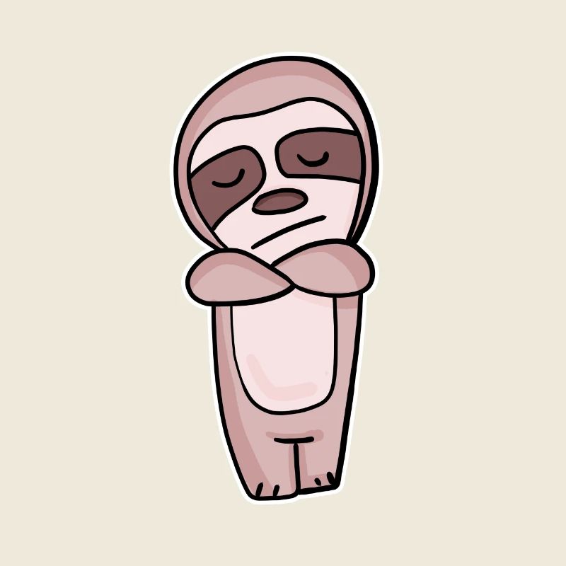 Sloth annoyed