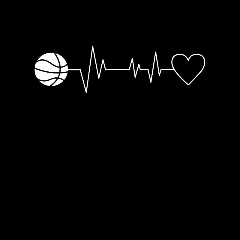 Basketball Geschenk Spieler Herzfrequenz