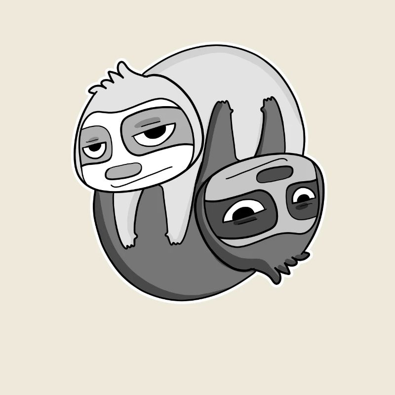 Signe Yin Yang Paresseux