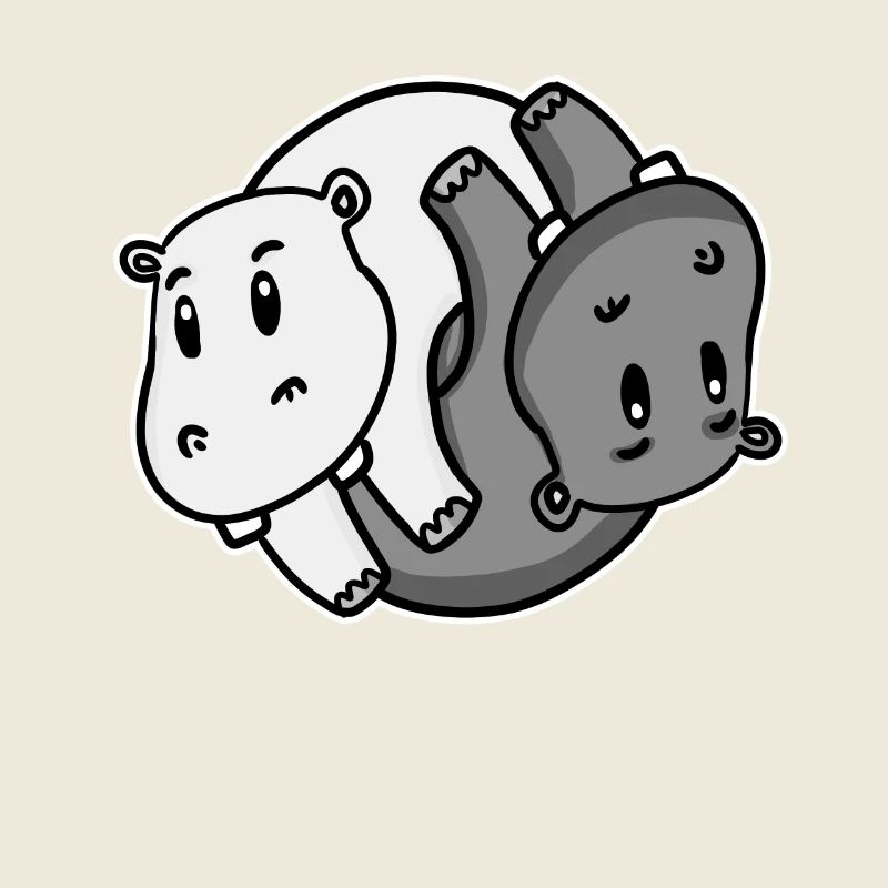 Yin Yang Nilpferd