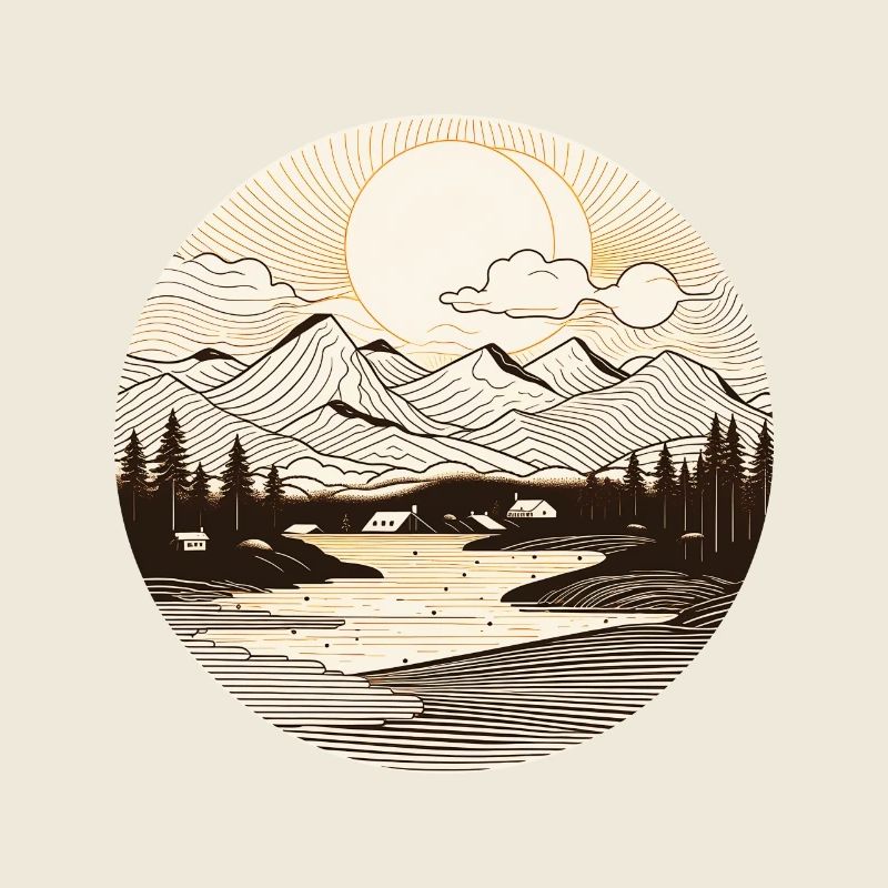 landscape nordic style