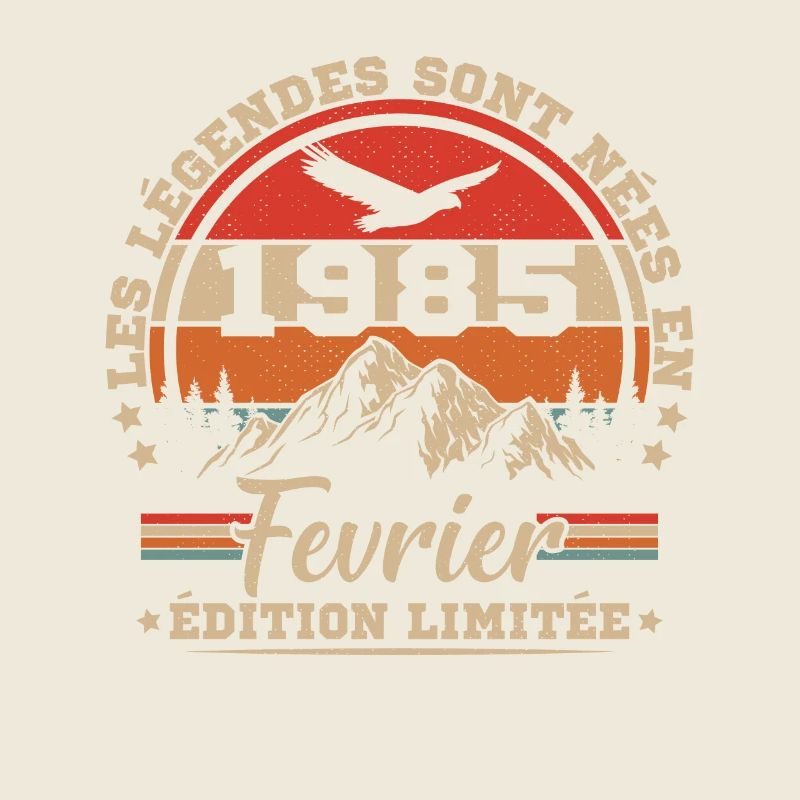 Février 1985 Vintage Retro Cadeau D’anniversaire