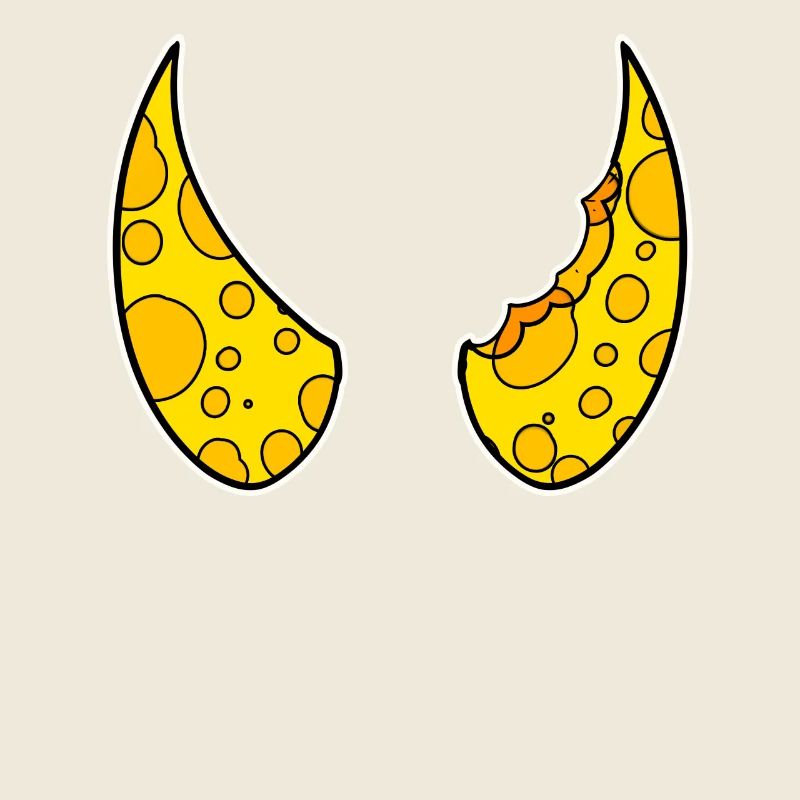 Horn Horns Cheese Devil