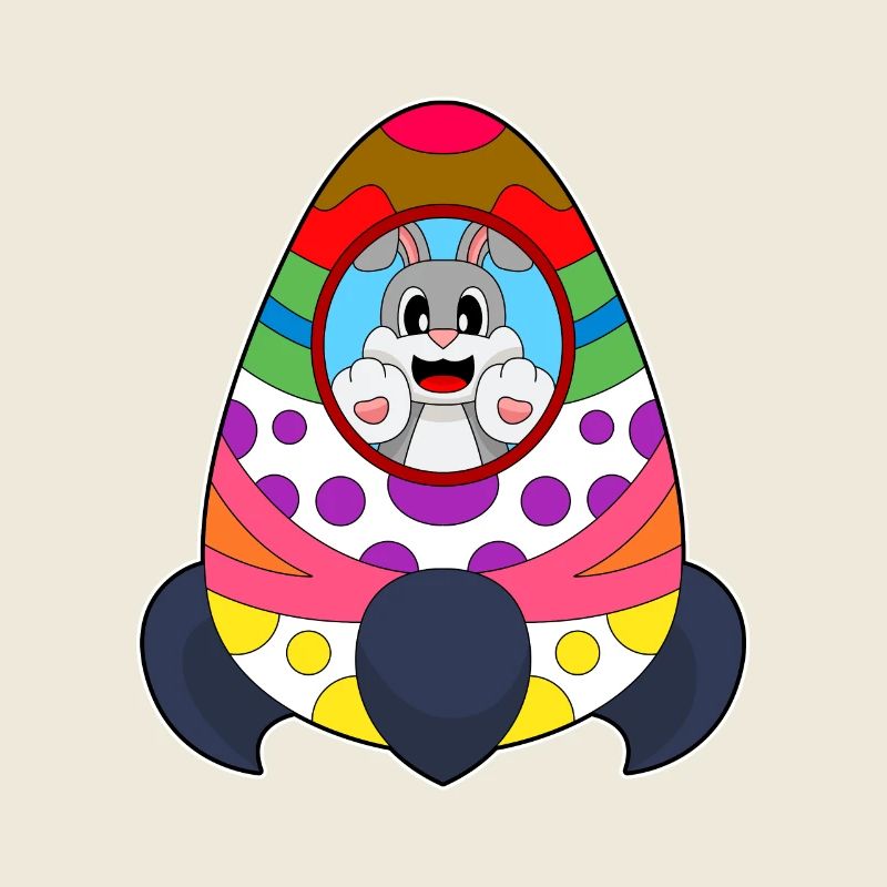 Rabbit Easter Rocket