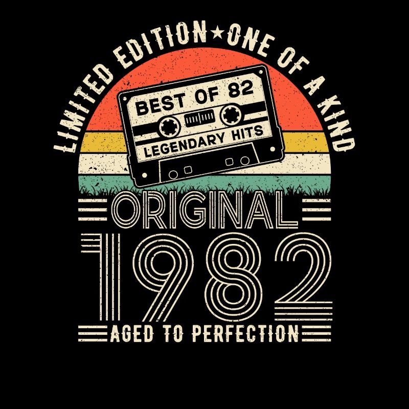 Born in 1982 Birthday 1982 Vintage 1982