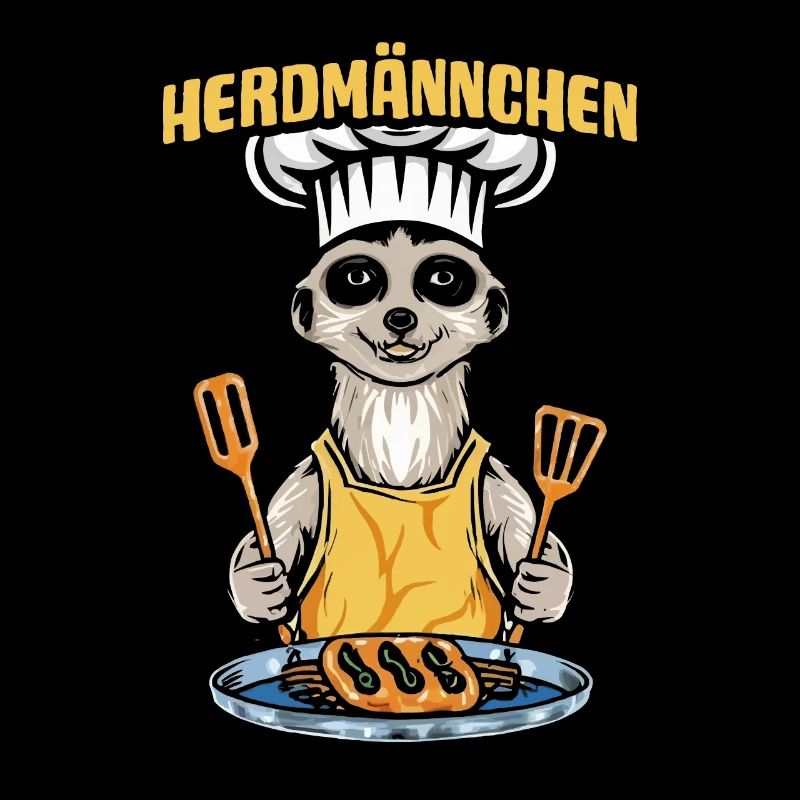 Herdmännchen Koch T-Shirt – Spaß in der Küche