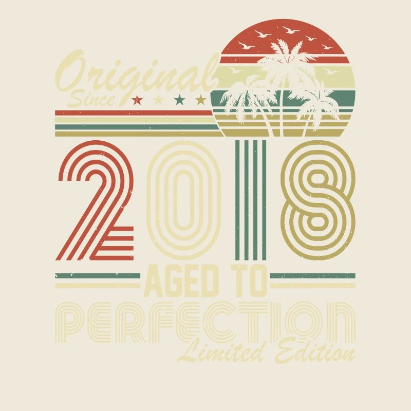 Original 2018 Vintage - 2018 Geburtstagsgeschenk