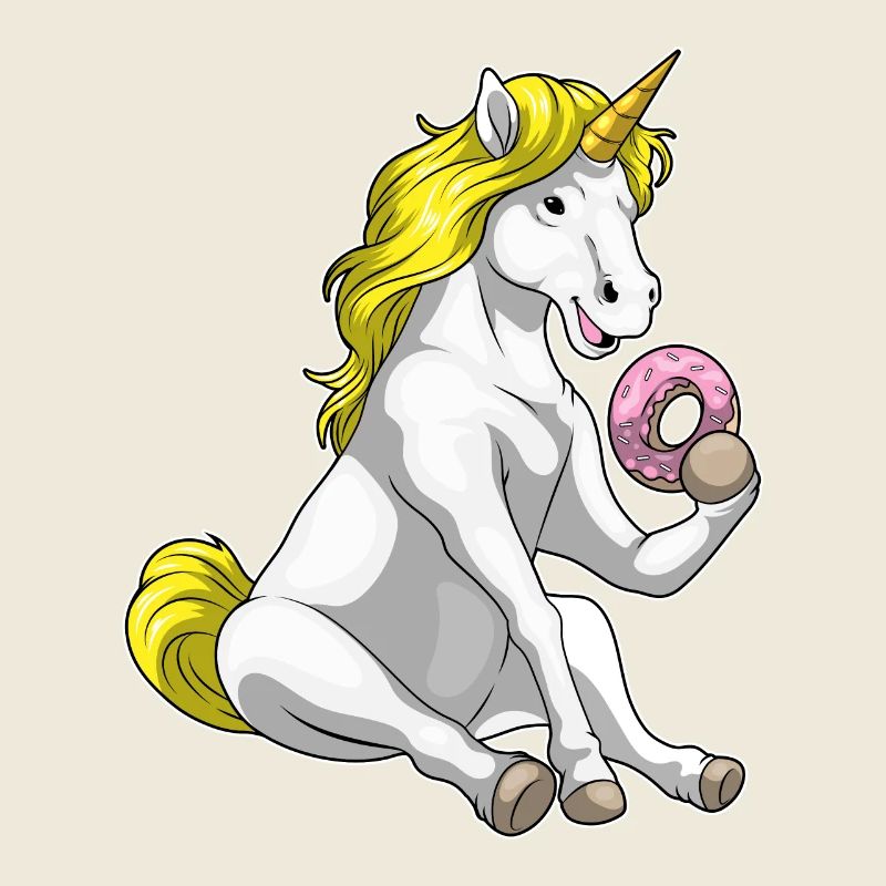 Unicorn Donut