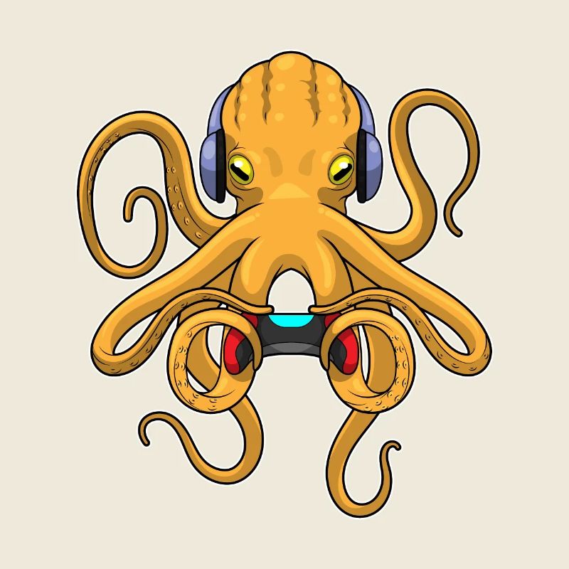 Manette Octopus Gamer