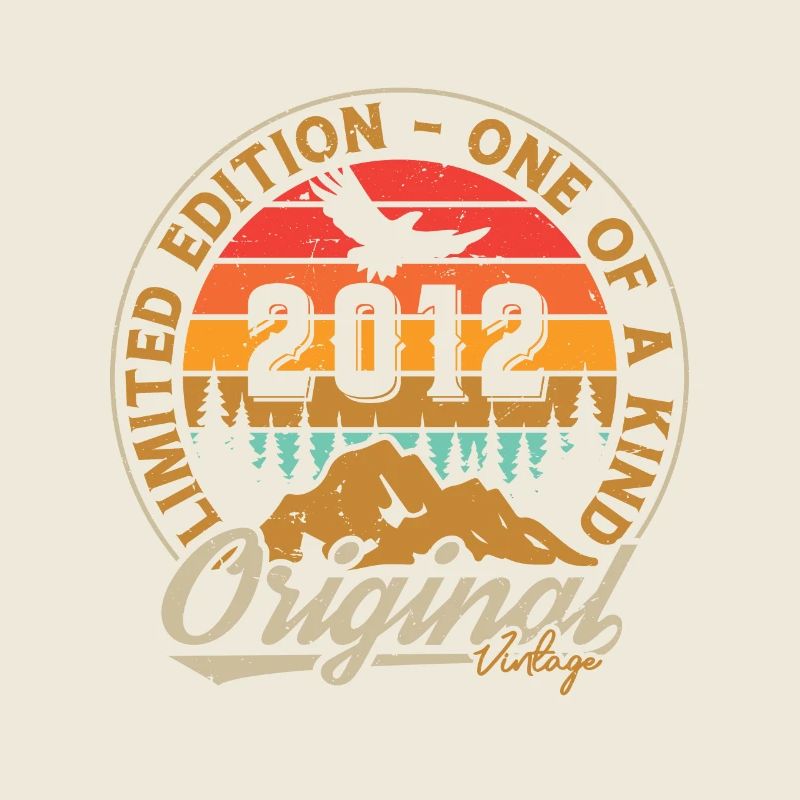 2012 Vintage Retro Birthday Gift