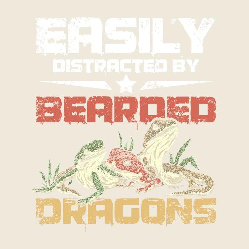 Easily distracted by bearded dragons