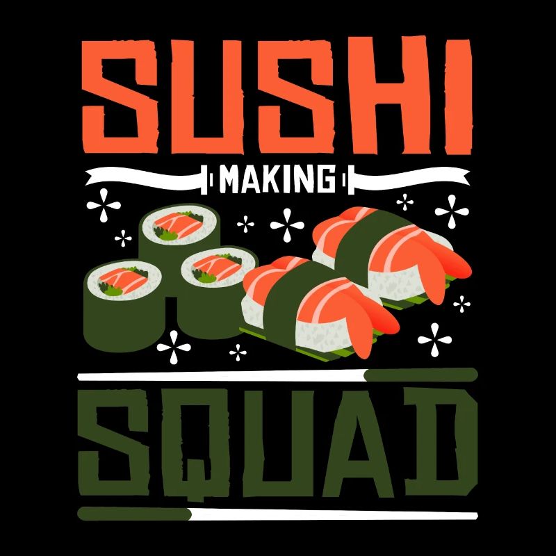 Squat de fabrication de sushis