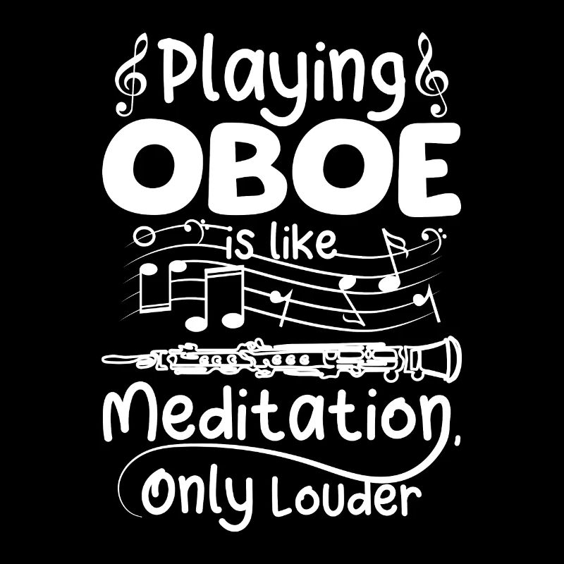 Playing oboe is like meditation only louder