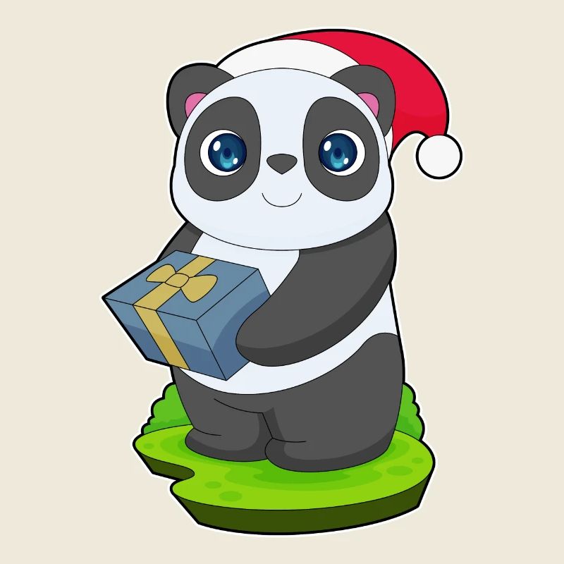 Panda Christmas Package