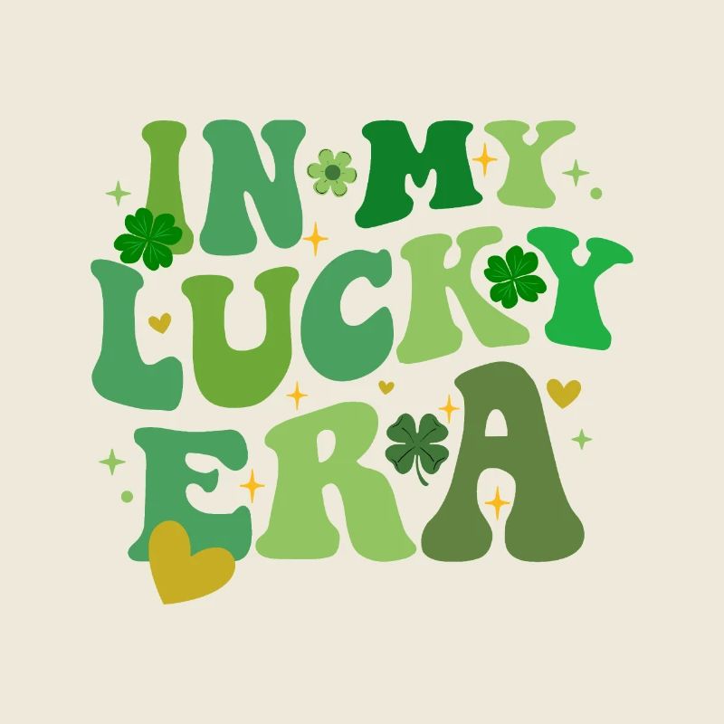 Dans mon ère chanceuse, le trèfle de la Saint-Patrick