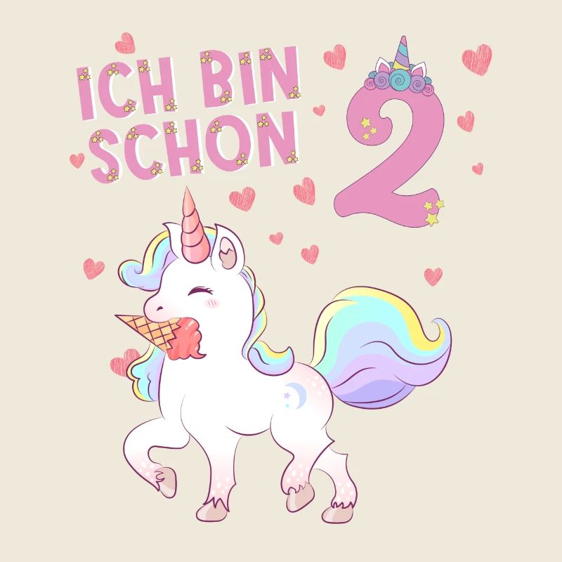 ich bin schon 2 Einhorn 