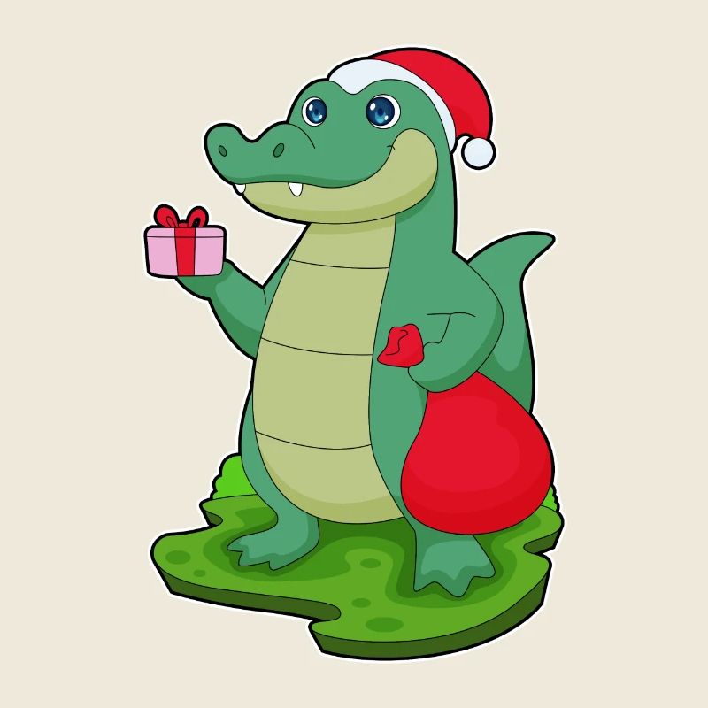 Crocodile Christmas Package