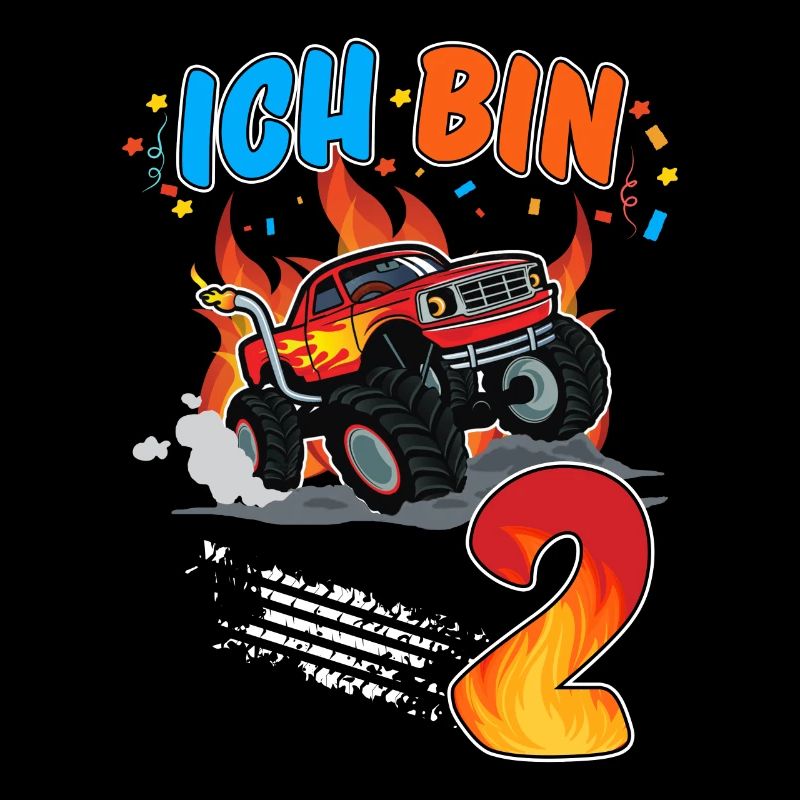ich bin schon 2 Monster Truck
