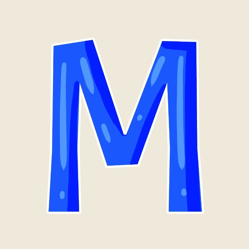 Lettre M - Lettre initiale M