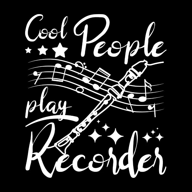 Cool people play recorder