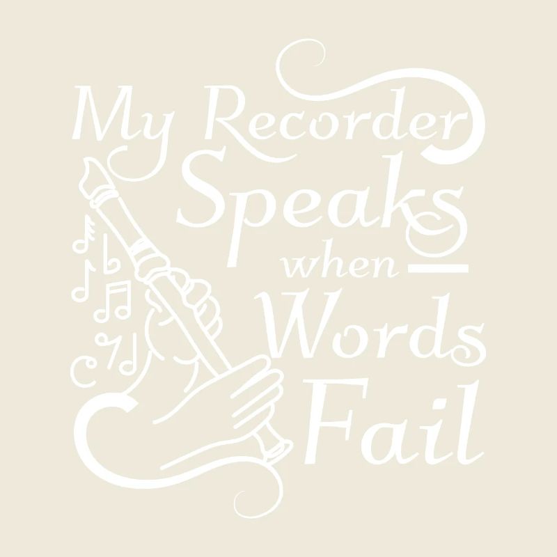 My recorder speaks when words fail