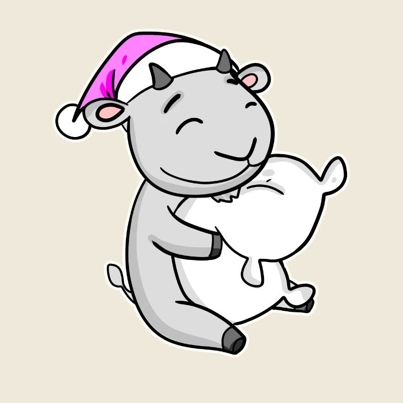 Ziege Müde Ausschlafen Schlafen Mädchen