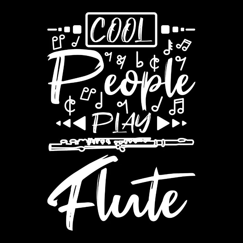 Cool people play flute