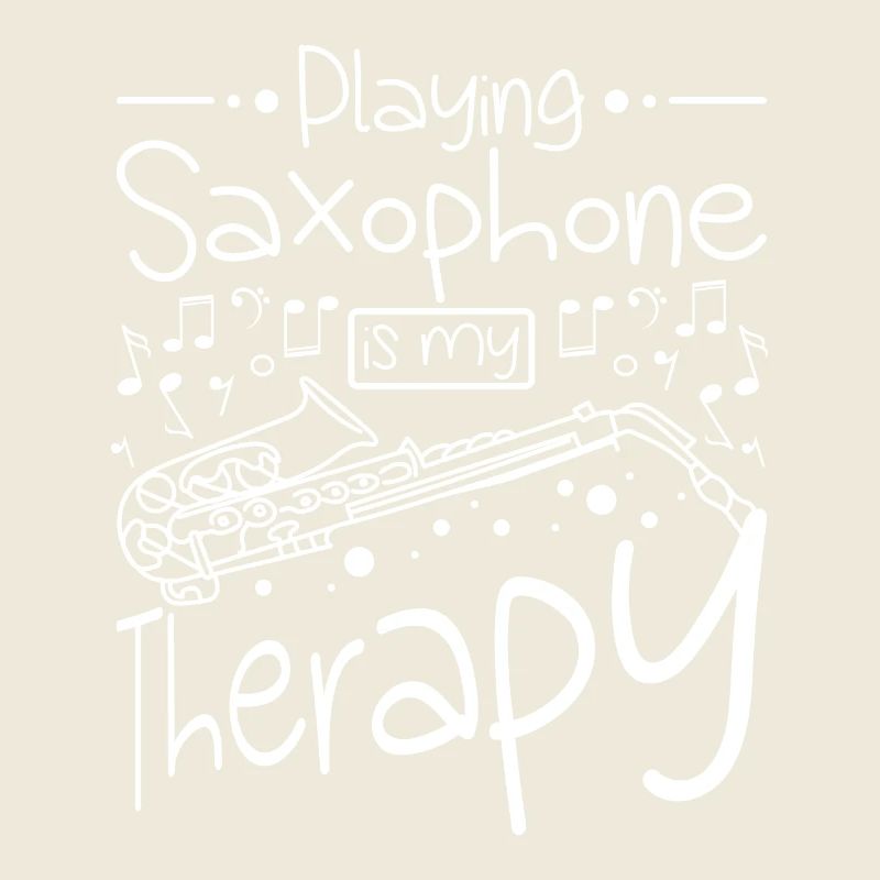 Playing saxophone is my therapy