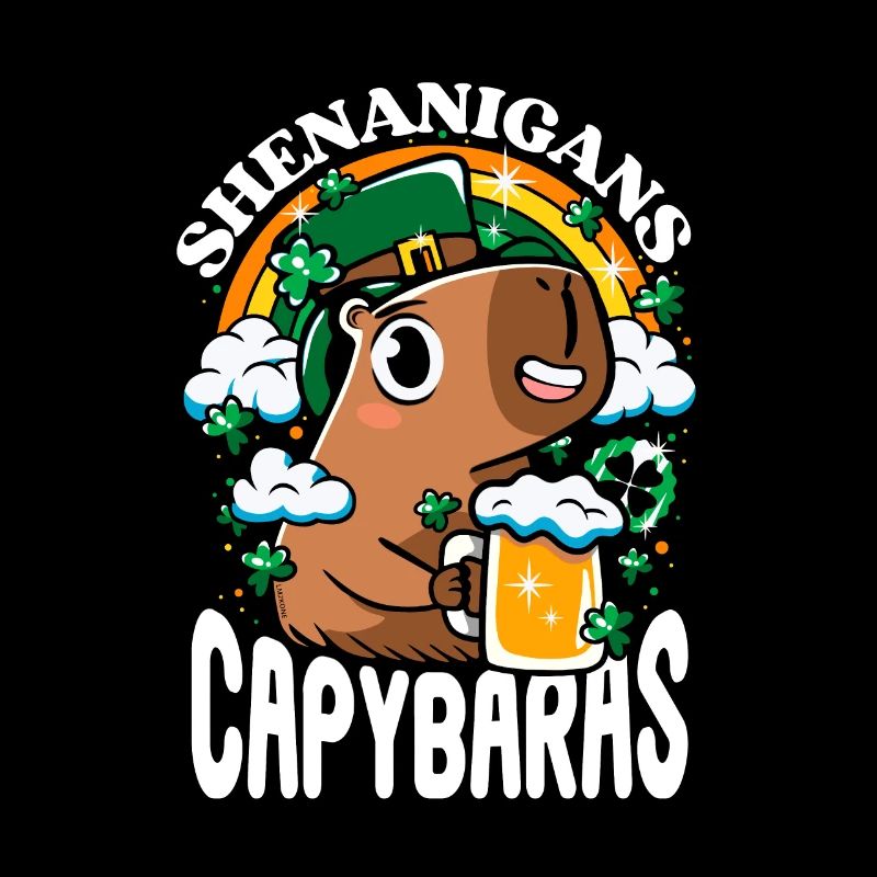 St. Patrick's Day - Shenanigans capybaras
