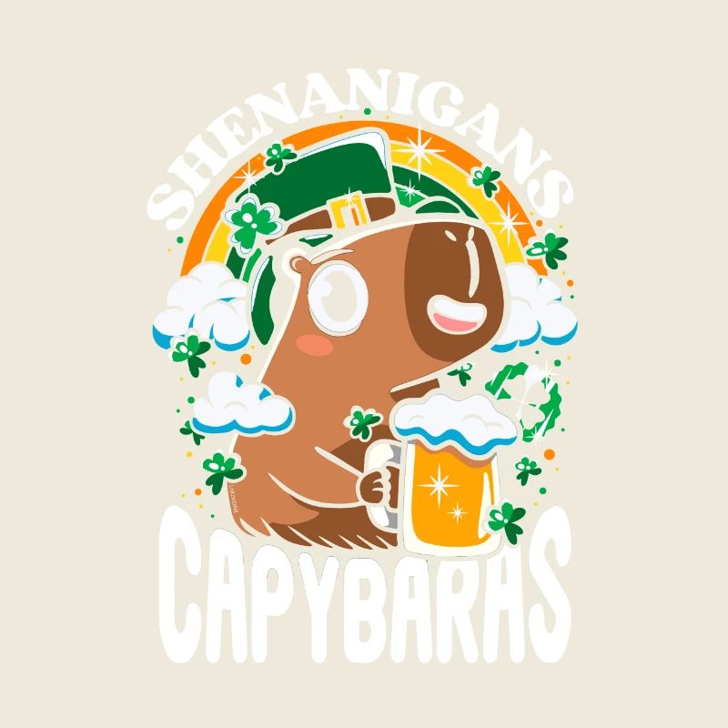 Saint Patrick - Shenanigans capybaras