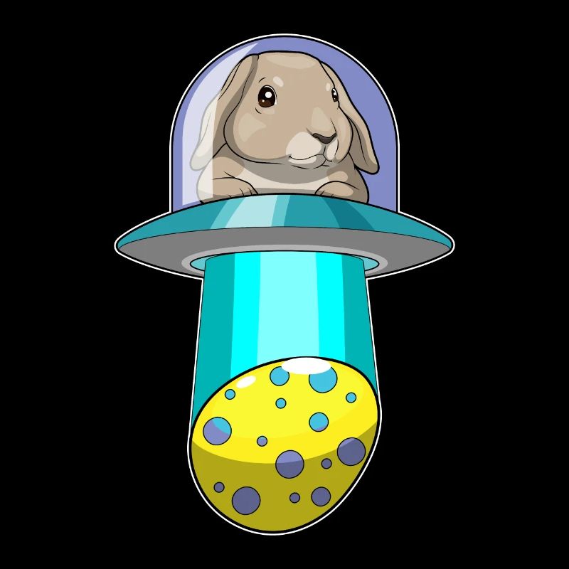 Vaisseau spatial de Pâques Bunny