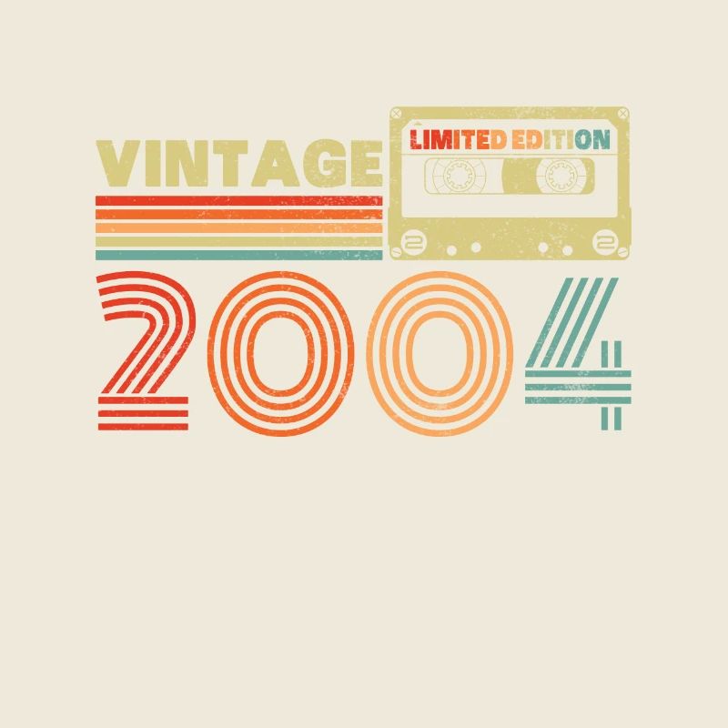 2004 Vintage Retro Cadeau d’anniversaire