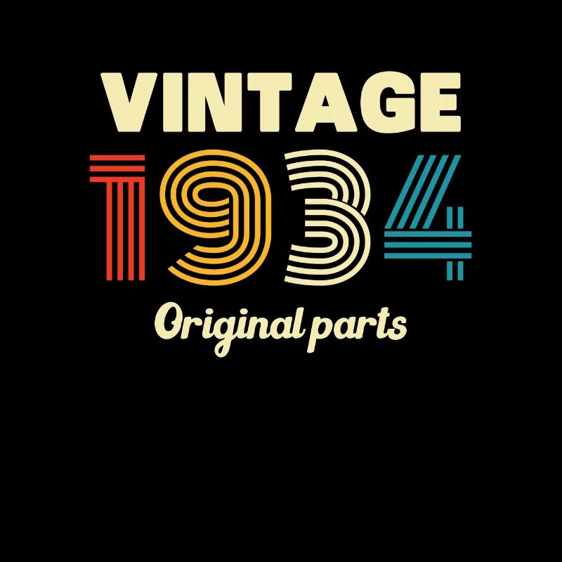 1934 Vintage Retro Birthday Gift