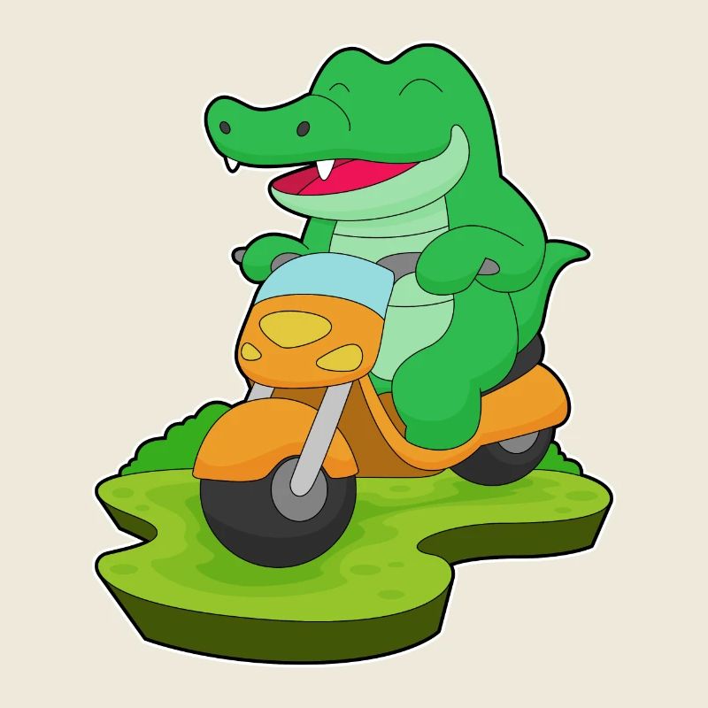 Crocodile Scooter