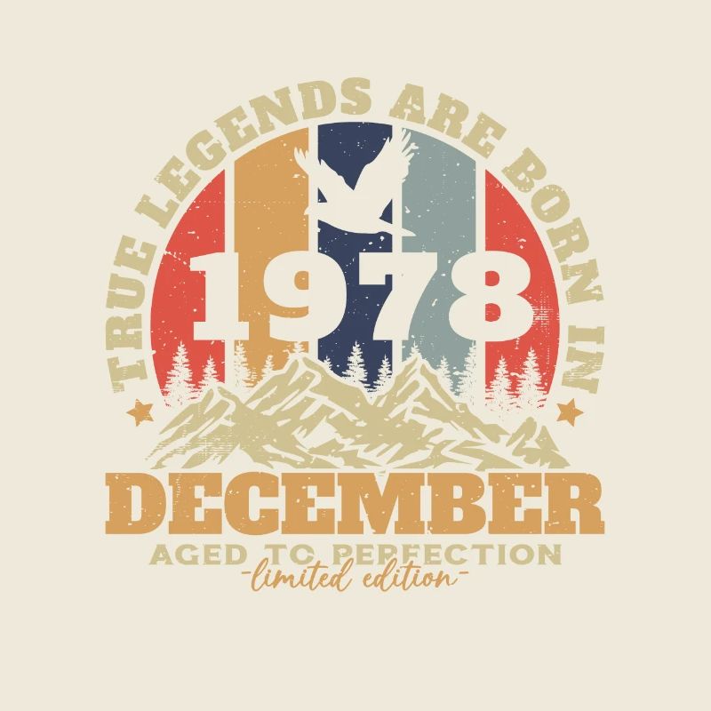 Décembre 1978 Vintage Retro Cadeau D'anniversaire