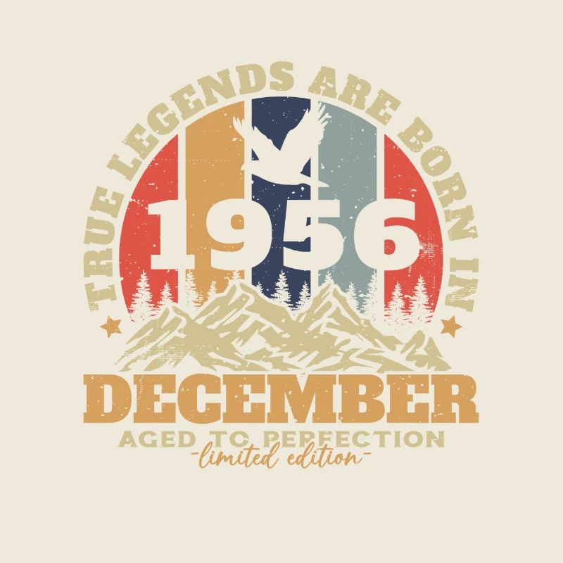 December 1956 Vintage Retro Birthday Gift