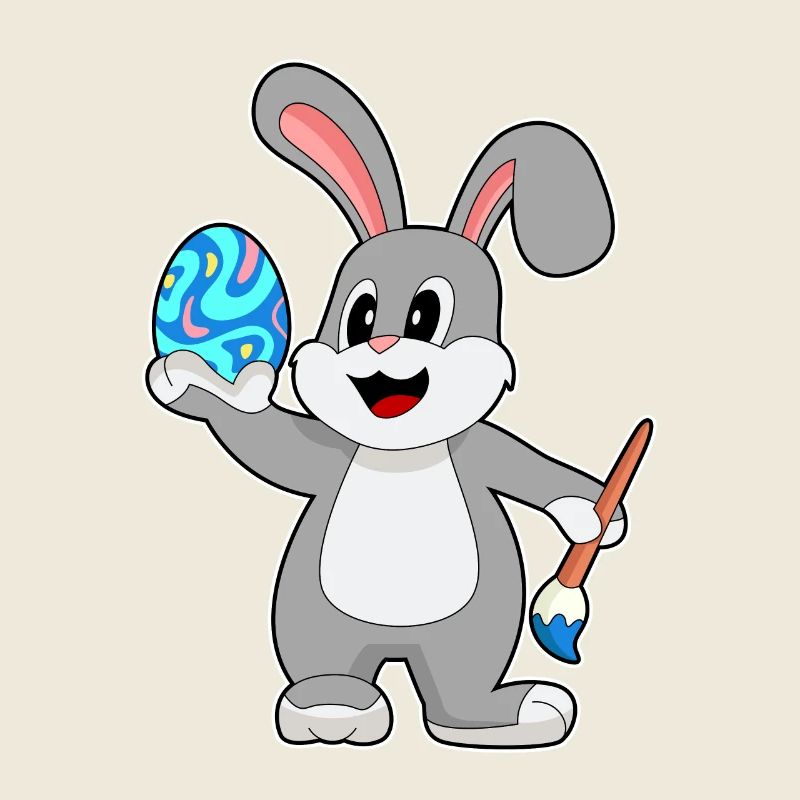 Bunny Easter Coloring