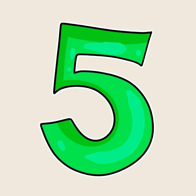 Numéro 5 Numéro Vert