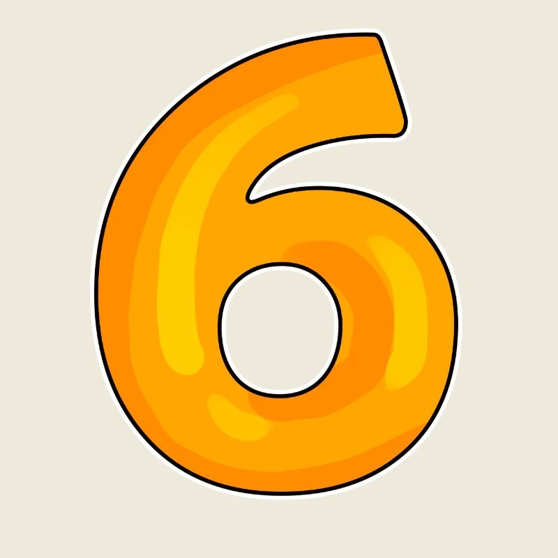 Six Numéro 6 Numéro