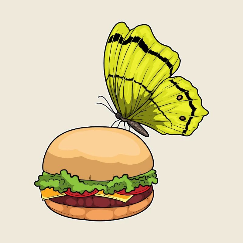 Butterfly Cheeseburger